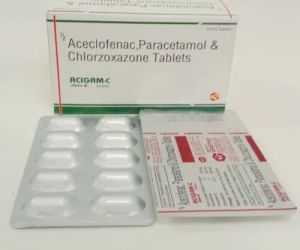Aceclofenac Paracetamol Chlorzoxazone Tablet