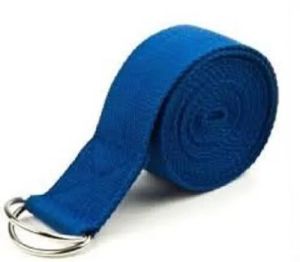 Blue Cotton Yoga Belt