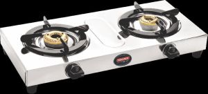 POLOMIX CUTE218 STAINLESS STEEL LPG STOVE (2 BURNER)