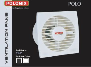 POLOMIX POLO 150 MM 6 Inch 5 BLADE VENTILATION FAN