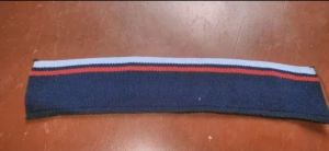Cotton Striped Rib Collar