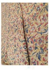 kalamkari rayon hand printed fabric