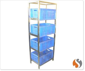 Nilkamal Plastic Crates Vegetable Storage Rack