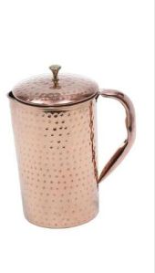 Hammered Copper Water Jug