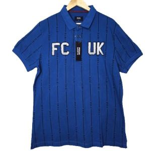 Mens Fcuk Polo Neck T-shirt (Blue)