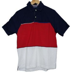 Mens Tommy Hifiger Polo Neck T-shirt (Blue,Red,White)