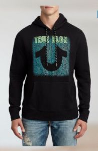 True Religion Sweatshirt (Printed Black)