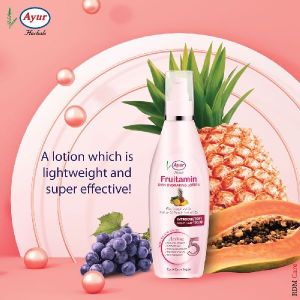 Fruitalicious Skincare with Ayur Herbals Lotion