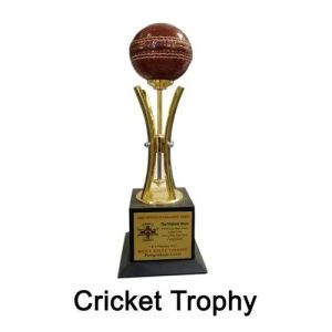 Brass Cricket Trophy