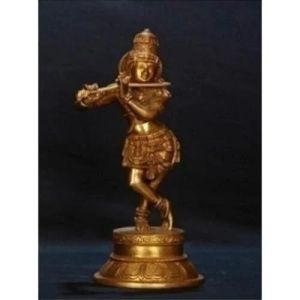 Brass Krishna Statue