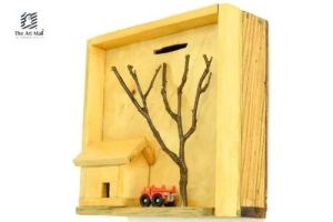 Decorative Wooden Money Box