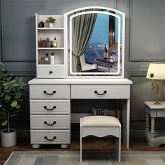 Solid Wooden Dressing Table