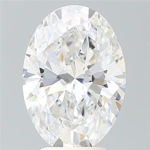 Oval Shaped 4.25ct E VS2 IGI Certified Lab Grown CVD Diamond