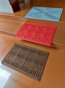 Rectangle Rubber Back polypropylene door mats