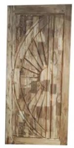 Designer Curved Teak Door