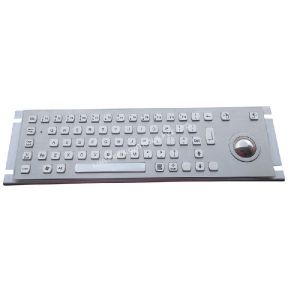 Metal Keyboard with Trackball