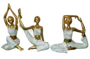 Yoga Lady Statues