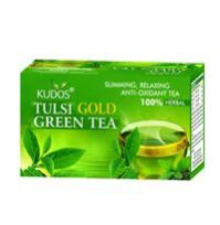 kudos tulsi gold green tea