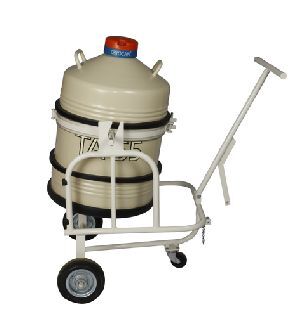 Liquid Nitrogen Container With Trolley
