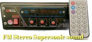 FM STEREO WITH SUPERSONIC SOUND