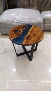 Epoxy Round Coffee Table