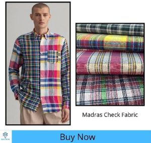 Madras Check Fabric