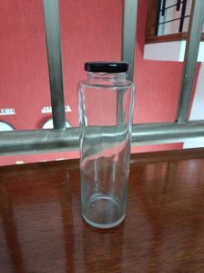 350 ml Glass Bamboo Jar