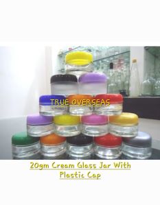 Glass Cream Jar