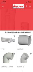 supreme pvc pipes accessories