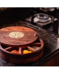Seesham Wooden Spice Box