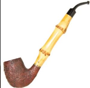 bamboo smoking pipe