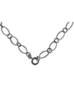 925 Silver Brushed Link Chain-40 Cms