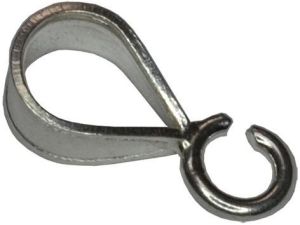 Sterling Silver Bail with Loop Below