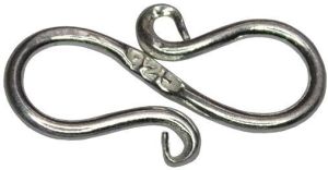 Sterling Silver Plain S Clasp