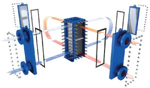 Fully Welded Plate Heat Exchanger