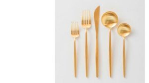 Grape Cutlery Gold Finish Cutlery