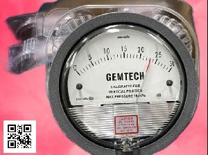 GEMTECH Magnehelic Gauge Range 30-0-30 Pascals