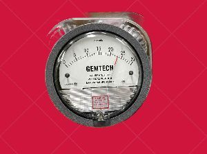 GEMTECH Differential Pressure Gauge Range 0-100 KPA