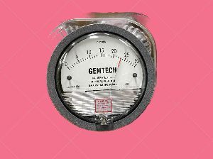 GEMTECH Differential Pressure Gauge Range 0-100 KPA