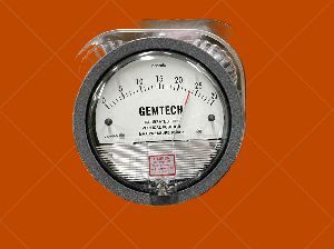 GEMTECH Differential Pressure Gauge Range 0-100 KPA