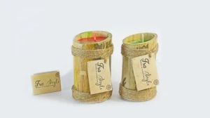 bamboo candle
