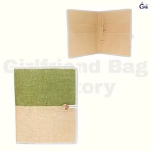 Jute File Folder