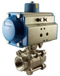 Pneumatic Actuator Operated Ball Valves