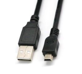 Type A to Mini B Male to Male 5 PIN- Cable for Arduino NANO and other Device- 30cm