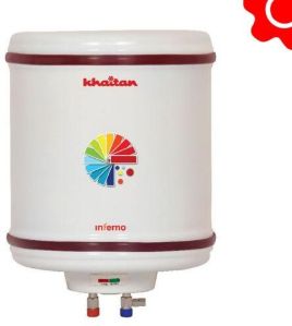 KHAITAN INFERNO 10 LTRS. STAINLESS STEEL TANK STORAGE WATER HEATER