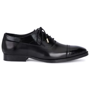 Williams Black Oxford Leather Mens Shoes
