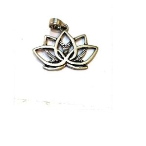 Silver Lotus Pendant