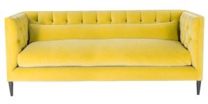 2 Seater Velvet Chesterfield Sofa