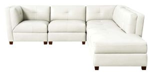 5 Seater L Shaped Leatherette Sectional Sofa