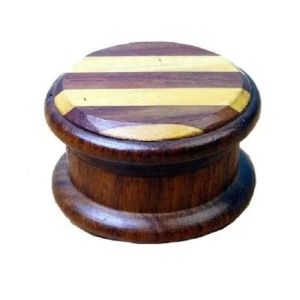wooden herb grinder